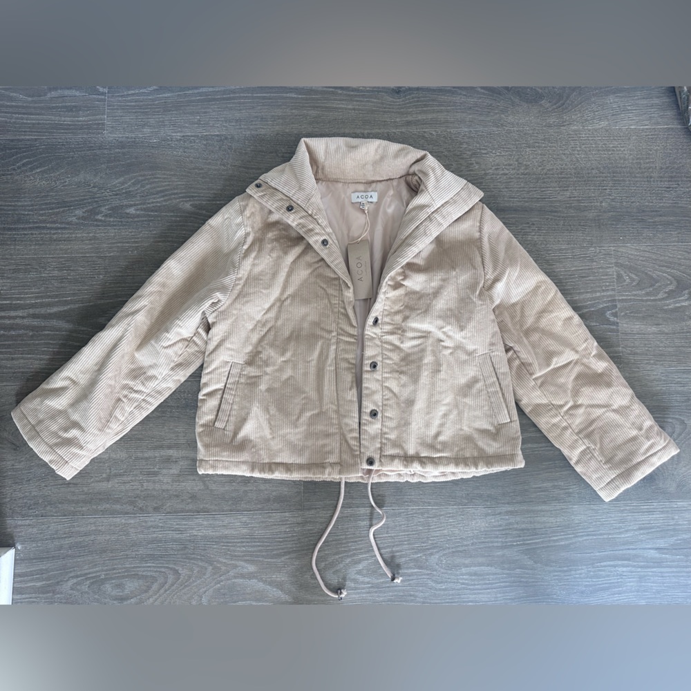 Pocketed Corduroy Jacket